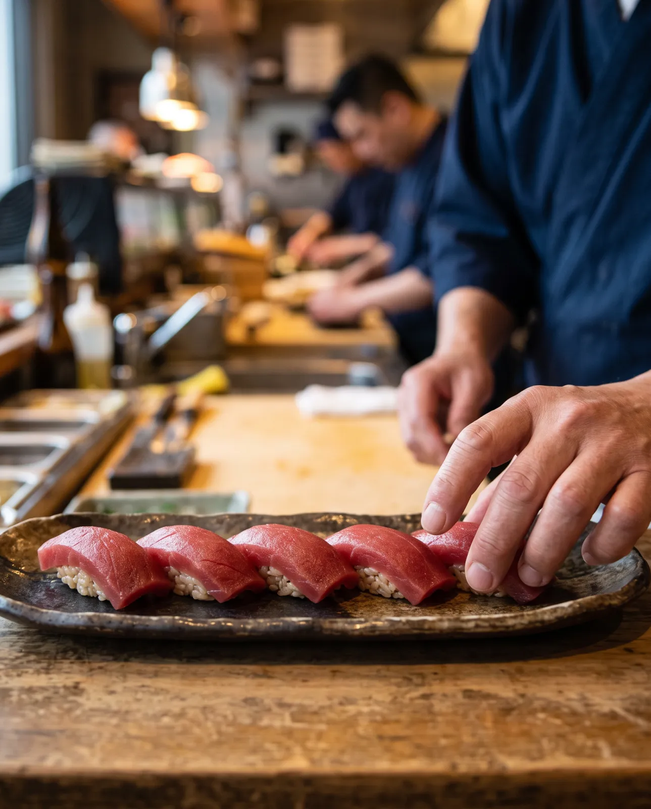 Nigiri di tonno al pass